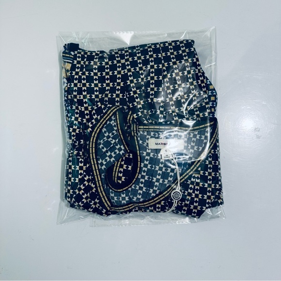 Max Studio NWT Geometric Sheath Midi Dress, Women’s Size Small, Pleated Skirt - Picture 16 of 16